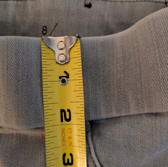 Liverpool Jeans Company Light Gray Women's Bermudas 8 - Picture 8 of 10